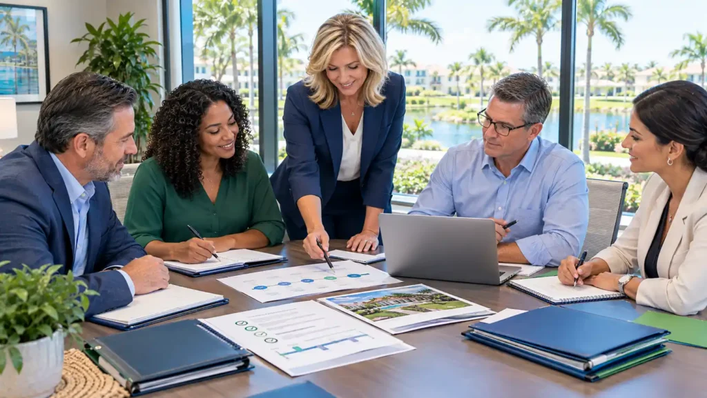 HOA board planning a transition to a new management company